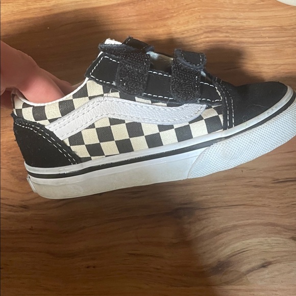 Vans Other - Vans Kids Black and Cream Checkered Sneakers